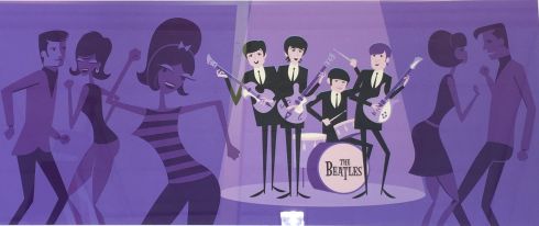 Now showing on the wall in our living room. 