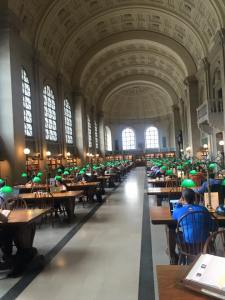 Always visit the city public library. (Boston 2015)