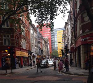 Denmark Street for music stores (London 2014)
