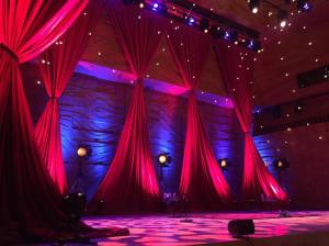 The Melbourne Recital Centre stage ready for Punch Brothers.