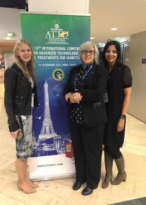Fabulous Professor Alicia Jenkins with Annie Astle and me. 